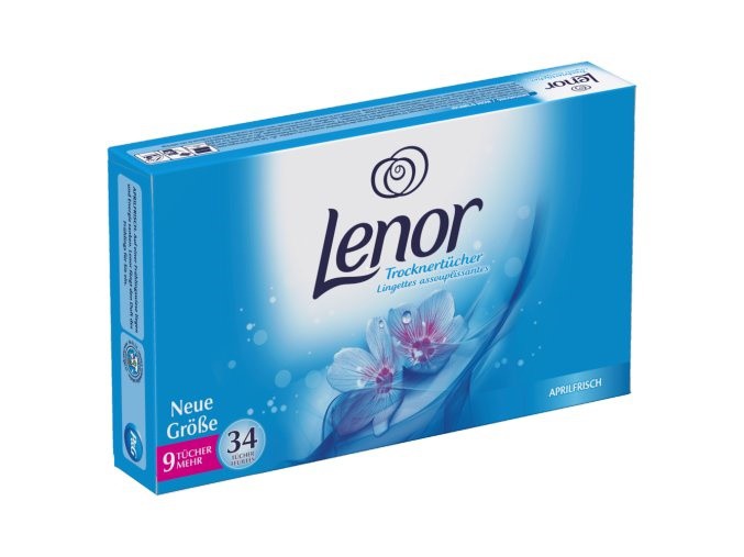 Lenor 34ks ubrousky do sušičky Aprilfris | Prací prostředky - Ostatní Lenor 34ks ubrousky do sušičky Aprilfris | Prací prostředky - Ostatní